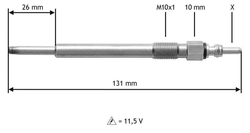 Bougie de préchauffage VALEO 345202